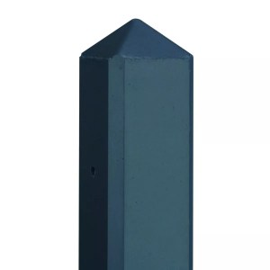 Beton-motiefpaal Schie Antraciet diamantkop 10x10x280cm H-model t.b.v. scherm 130x180cm A. van Elk bv